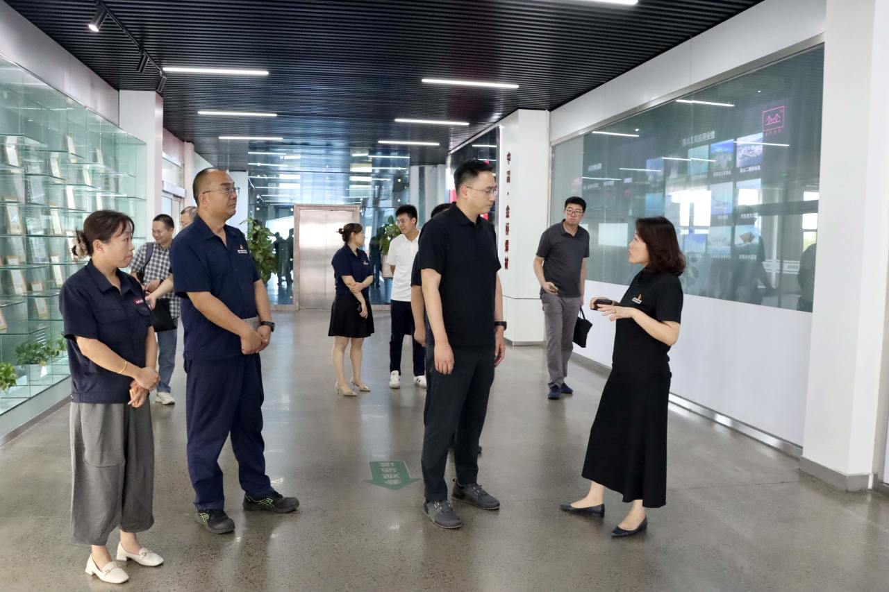 市發改委領導一行調研永昌公司國債項目